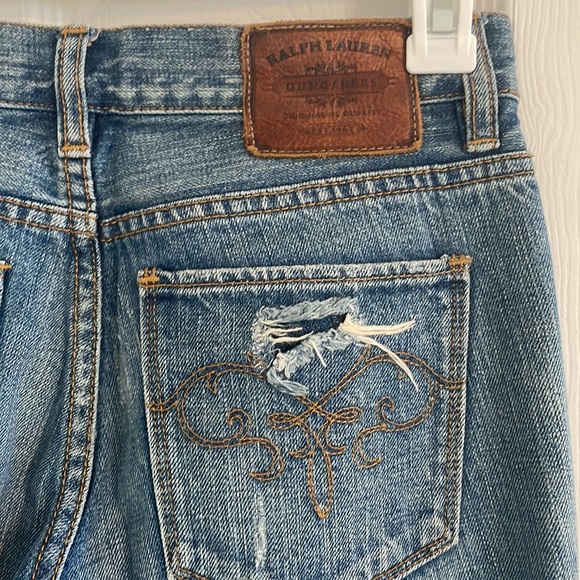 Ralph Lauren low rise distressed boot cut jeans - Picture 5 of 5